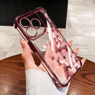 VRQR Cover for Oppo Realme C53 C51 C63 C61 Realme Note 50 70T 70 4G Narzo N53 N63 Casing Rose Peach 