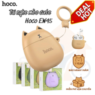 Tai nghe bluetooth Hoco EW45 tai nghe mèo cute có mic đàm thoại bluetooth 5.3 pin dùng liên tục 4h