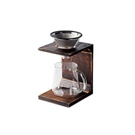 Direct from Japan Pearl Metal Captain Stag Coffee Dripper Set, Wooden Stand Type, approx. 2~4 cups UW-3521
