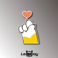 Cat Paw Cat Paw Heart Car Sticker Sticker Waterproof Sticker Luggage Sticker Hard Hat Sticker Laptop