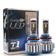 2PCS T1 Turbo LED 70W 7200LM 6000K H4 H1 H3 Car Headlight H7 LED H11 880/881/H27 9005 HB3 9006 HB4 9