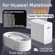 For Huawei 65W Super Charger Type C-Type C Laptop Tablet Adapter for Mate 40 30 MateBook D15 D14 D13