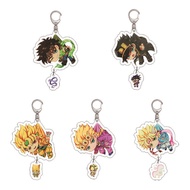 Anime Acrylic Keychain JOJO's Bizarre Adventure Giorno Bruno Double-Sided Pendant