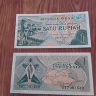 Uang kuno 1 rupiah grade UNC