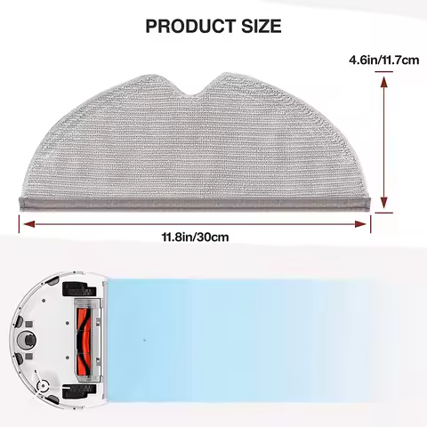 AEE8-Mops Accessories Full Coverage For Roborock S5 MAX S50 S55 Roborock S6 S6 MAXV Vacuum Cleaner M