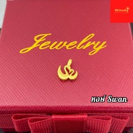 จี้ทองคำแท้ 99.99% น้ำหนักโดยประมาณ  0.06 - 0.20 กรัม ส่งพร้อมบัตรรับประกันสินค้าขายคืนได้(B050)