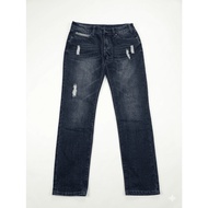 (A Space) ISLEE High Waist Wide Leg Jeans Women Ripped Distressed Denim Pants Loose Baggy Straight C