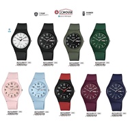 Q&Q QQ QNQ DAYDATE DISPLAY A212 A212J A212J001Y - 013Y ANALOG WATCH RUBBER BAND MEN'S WOMEN'S WATCH 