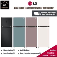 LG 493L Fridge Top Freezer Inverter Refrigerator GN-B452PBFK / GN-B452PQBK / GN-B452PPFK / GN-B452PM