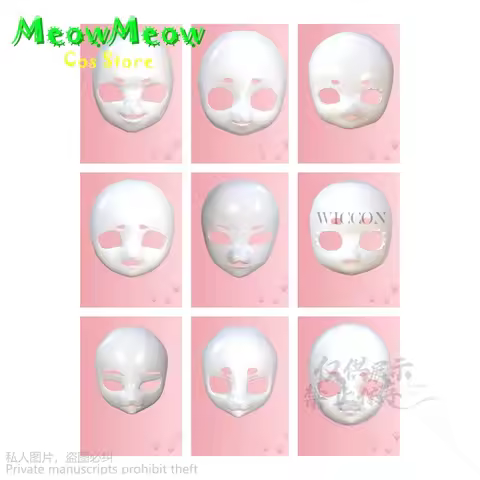 Anime Cosplay Furry Skull Kig Cute Japanese Beast Head COS Beast Costume Lolita Mask Head Shell Hall