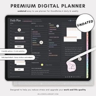 數位 iPad Planner Template, Undated Digital Planner GoodNotes, Notability