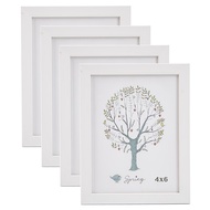 TEMU 4pcs Photo Frame Set 4x6/5x7/6x8/8x10/a4, Horizontally Or , Used As Wall Decoration Or Table Di