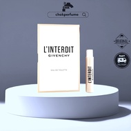 Authentic GVC L Interdit EDT 1ml Perfume Sample Vial (W)