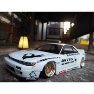 ABC Hobby Co-Branded Car Shell S13 SILVIA Rocket Bunny V2 (67142A)