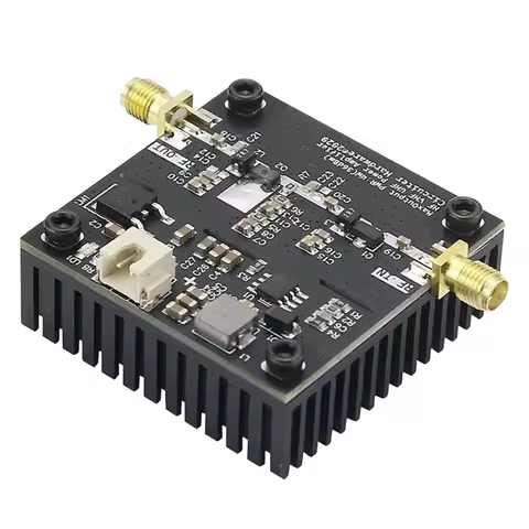 0.5-800MHz 40dB Gain VHF UHF RF Power Amplifier HF VHF UHF Amp for Ham Radio