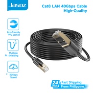 Jasoz Cat8 Ethernet Cable 40Gbps Network Cable Lan RJ45 2000Mhz Professional Gaming Lan