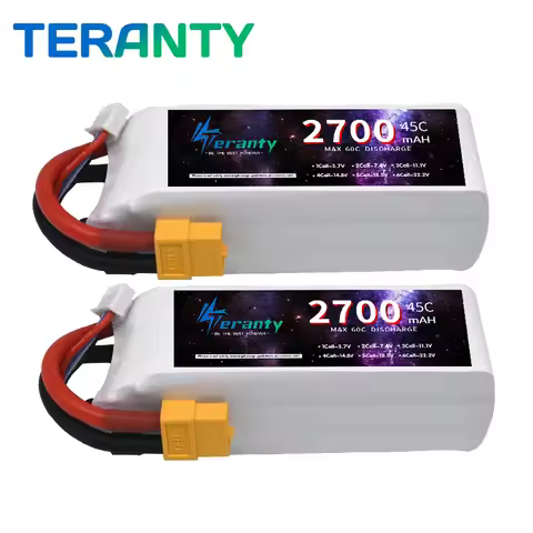 TERANTY 11.1V 2700mah 3S Lipo Battery XT60 T Deans XT30 JST RC Parts 45C For FT012 UAV Racing Boat C