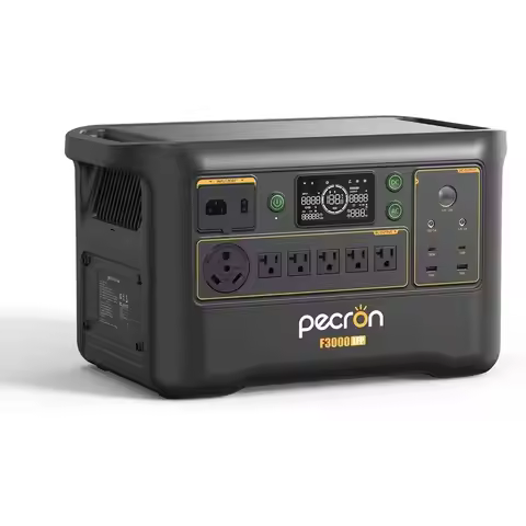 Portable Power Station 3000LP, 3072Wh r Generator, 3600W LiePO4 Battery Home Backup, ast Charging Li