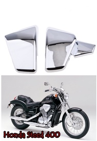 ฝาครอบแบตเตอรี่ 2 ชิ้น  แท้ พร้อมจัดส่ง เหมาะสำหรับ ฮอนด้า สตีด 400 Honda Steed 400