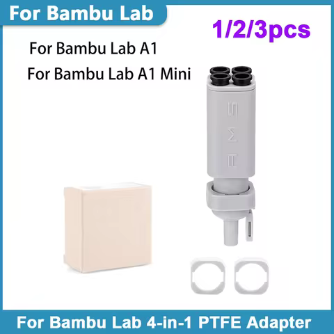 For Bambu Lab A1/A1 Mini AMS Lite 5-Way Filament Hub Multi Color Printing Switch Splitter Component 