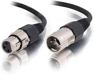 C2G 40058 Pro-Audio XLR Male to XLR Female Cable, Black (3 Feet, 0.91 Meters)