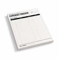 Expenses Tracker Notepad — Monthly Budget Planner Pad, Daily Expense Log Book, A5 Finance Organizer