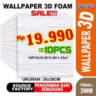 Aimilo Mini Wallpaper 3d / wallpaper 3d foam / Wallpaper Dinding FOAM