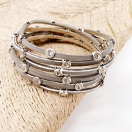 All-Match Multi-Layer Diamond Bracelet Leather Diamond Bracelet