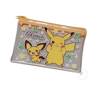 POKÉMON - 日本版寵物小精靈比卡超袋 Pokemon Pikachu小銀包 百達通 Octopus Card 寶可夢 防水透明收納袋 化妝袋 小物袋小銀包錢包硬幣袋 寶可夢 平行進口