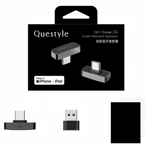 Questyle QCC Dongle Pro LDAC Lossless Bluetooth 5.4 Transmitter Supports Snapdragon Sound with AptX