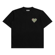Once Ltd Heart Black Tee