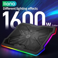 in stock llano Gaming Laptop Cooler Fan RGB lighting Full Surround Powerful Cooling Pad Adjustable 4