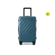 NinetyGo : กระเป๋าเดินทางล้อลาก ทรงทรังค์ รุ่นริปเพิล (Ripple 90L03) : ฟ้า