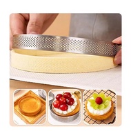 7/8 9cm Perforated Pie Ring / Round Tart Mold Stainless 304 Tart Round/ Perforated Round TartRing Ca