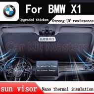BMW x1 sun visor Front Windshield Sunshade UV protection Car Window Sunshade Cover sunshade umbrella