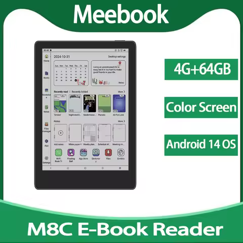 Global Version Meebook M8C 7.8" color ink Android 14 Ebook reader with google play store and fast re