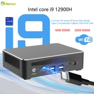 V600 Intel Core i7-12700H Win11 Thunderblot4 Tri-Screen Display 4K Gaming MINI PC