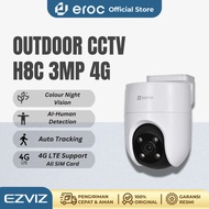 Ezviz CCTV H8C 4G 2K Pan & Tilt 4G Camera Kamera Wifi EZVIZ-PAN & TILT 4G CAMERA 3MP CS-H8C-4G