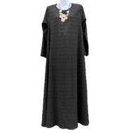 jubah nourah abaya jubah tanpa gosok ironless muslimah oversize plus size women dress 7XL  8XL  9XL