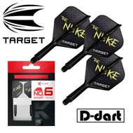 TARGET K FLEX DARTS FLIGHT-【 No.2/No.6】LUKE LITTLER THE NUKE K-Flex Integrated Dart Flights Shafts