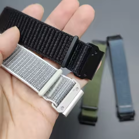 22 26mm Breathable Loop Strap for Garmin Fenix 8 E 7X 7 Pro 6X/Epix Soft Bracelet Forerunner 970 965