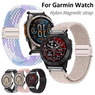 Braided Magnetic Strap For Garmin Fenix 8 Strap Garmin Tactix 8 Strap Garmin Quatix 8 / Garmin Fenix