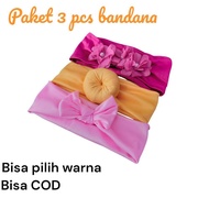 BABY bandana package 3 models donut bandana/ flower bandana/ caesa bandana/
