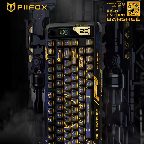 PIIFOX BANSHEE Nuclear Power Profile Keycap 141 Keys PBT Dye Sublimation Customized Translucent Keyc