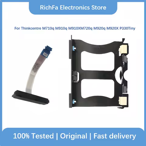 For Lenovo ThinkCentre M710q M720q M910q M910x M920q M920x SATA HDD Original Caddy Bracket & Cable 0