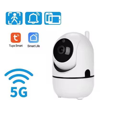 2MP 1080P 5G Tuya/YiLot/YCC365 APP Wireless PTZ IP Dome Camera AI Humanoid Detection Home Security C