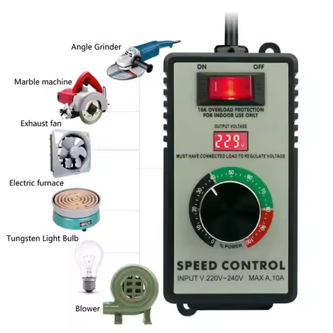 4000W Angle Grinder Governor Speed Controller Switch Blower Hand/Electric Drill Stepless Speed Contr