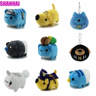 SHANHAI Bugcat Capoo Keychain, PP Cotton Multiple Style Bugcat Pendant, School Bags Blue Cat Toy Key