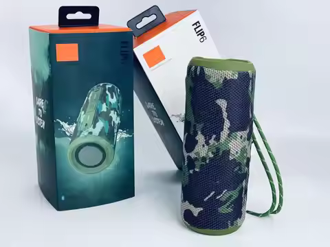 EONKO FLIP6 Portable Stereo Wireless Bluetooth Speaker with TF USB FM AUX Handsfree TWS Power Bank T