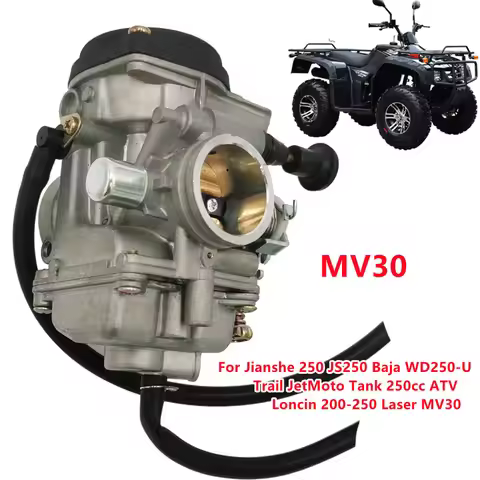 JS250 Carburetor For Roketa ATV-10 JIANSHE 250 BAJA WD250-U Trail JetMoto Tank 250CC ATV Carburador